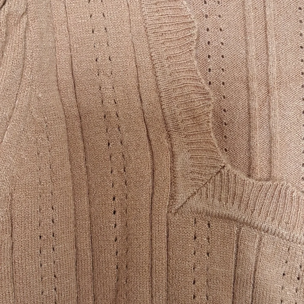 BELLDINI Women's Kaily K. Square Neck Sweater Almond XL